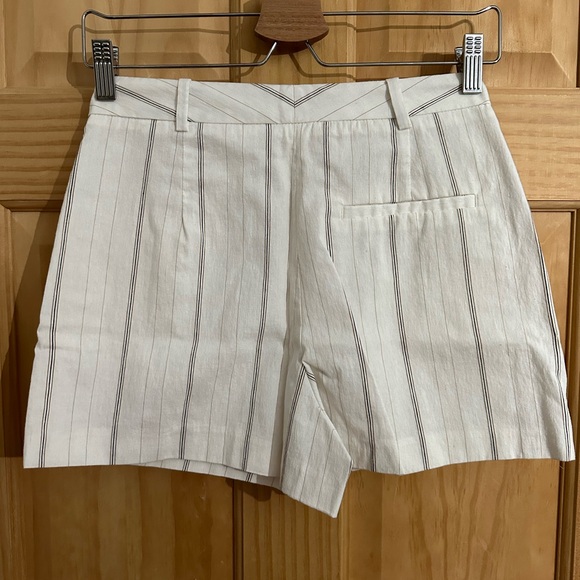 Zara striped linen mini skort - Picture 4 of 4